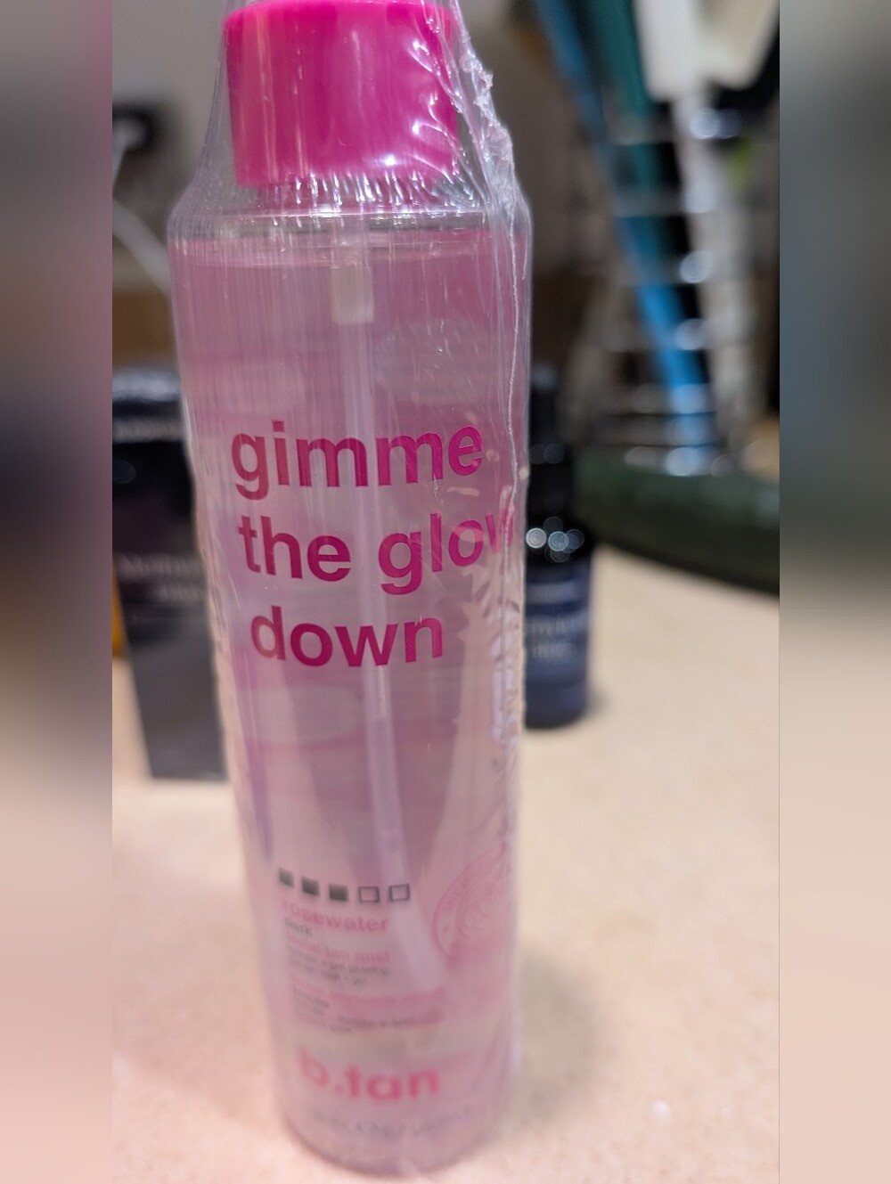 b.tan Gimme The Glow Down Tanning Spray